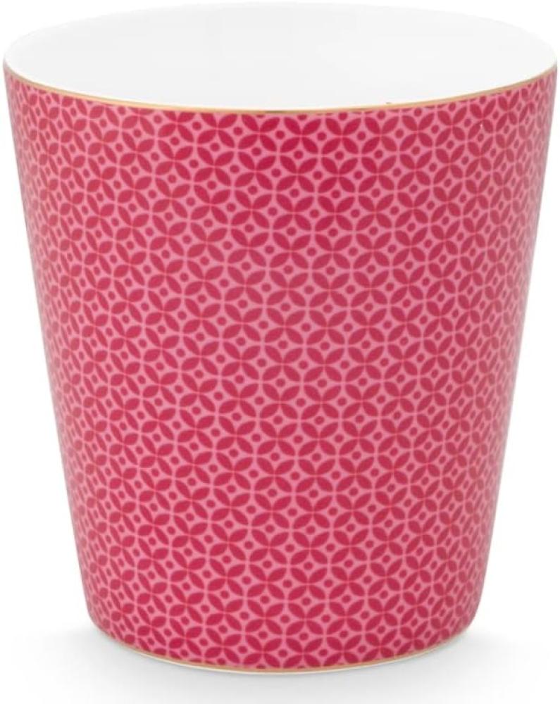 Pip Studio Becher Royal Tiles Dark Pink (Mittel) 51.002.383 Bild 1