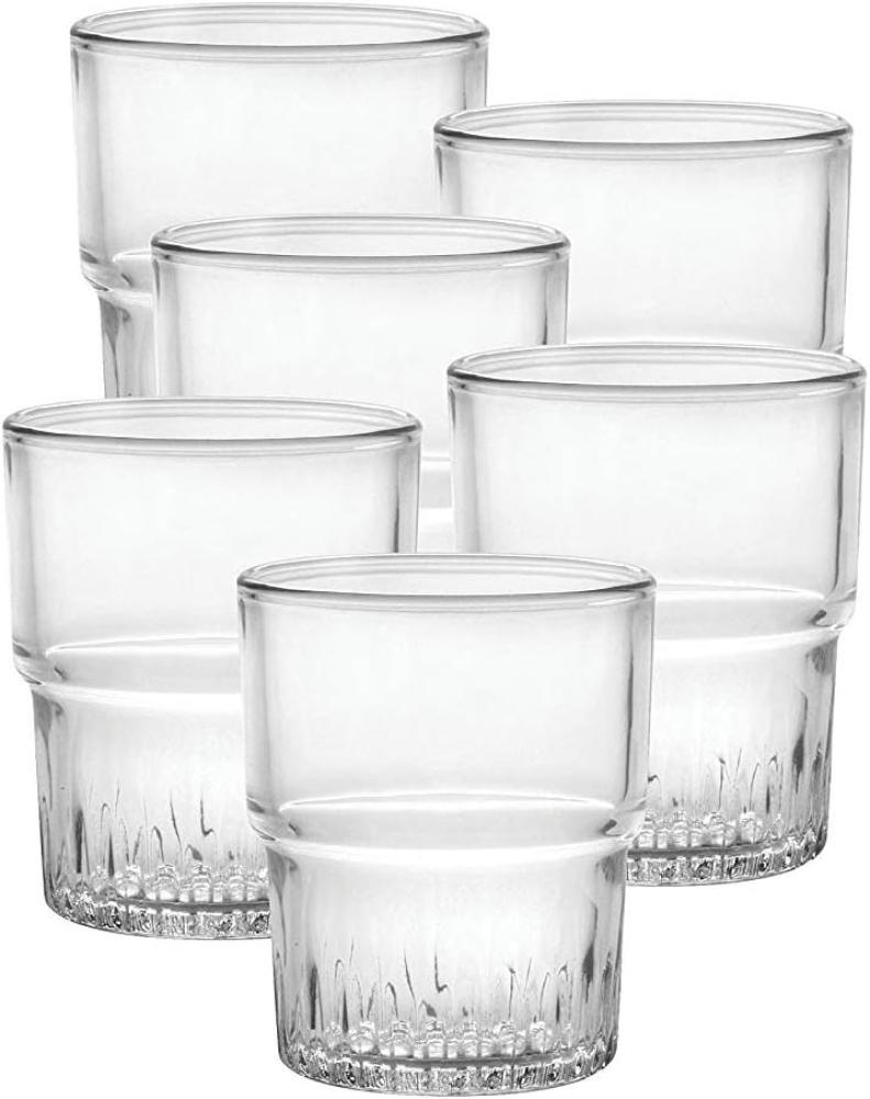 Gläserset Duralex Kristall Durchsichtig Stapelbar 16 cl (6 pcs) Bild 1