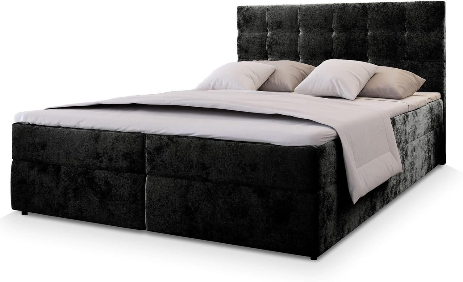 Masseno Boxbett GLOS 160x200 cm mit Bonell Matratze und Topper Bild 1