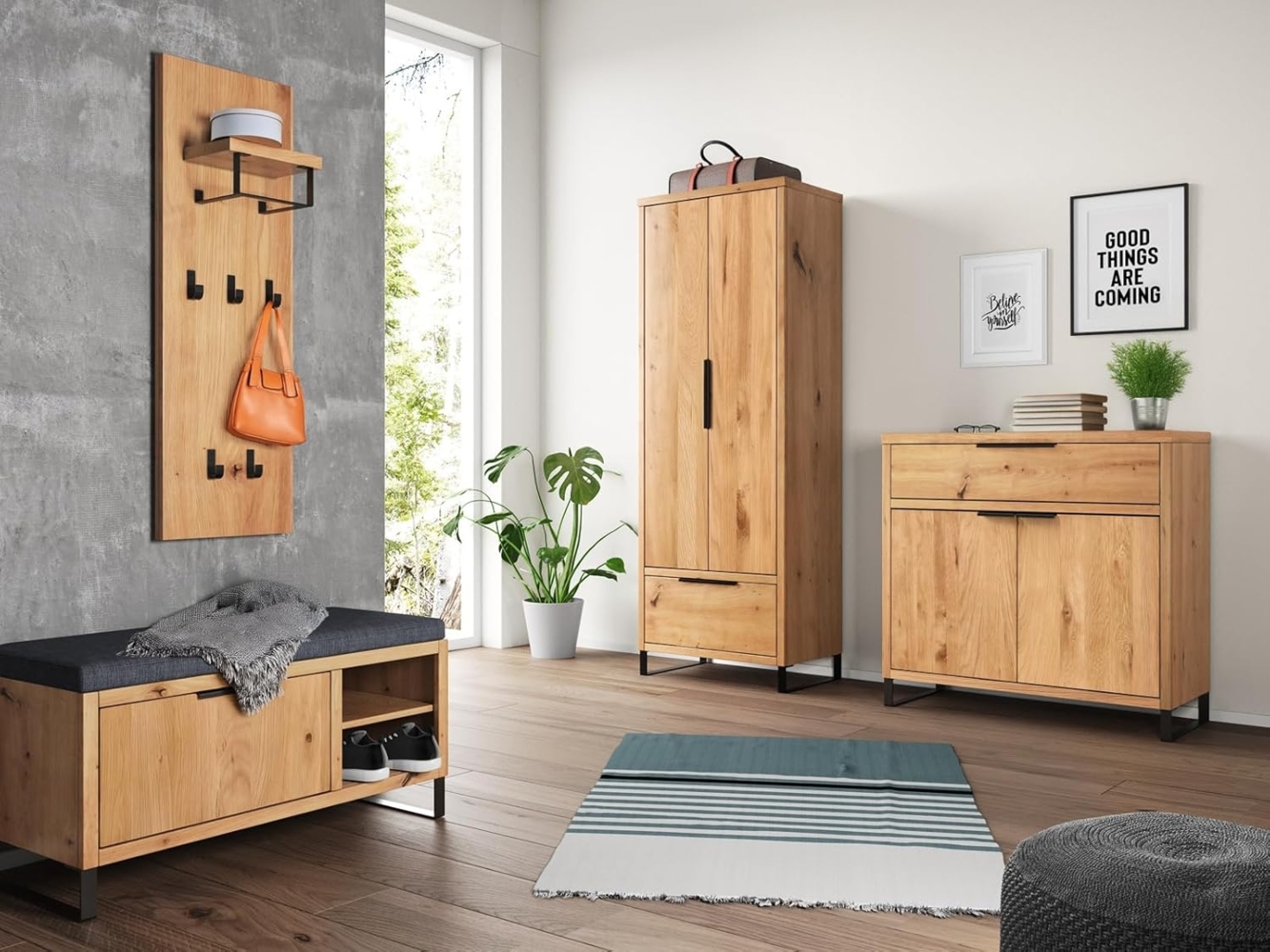 Flurmöbel Set Sydney Wildeiche Bild 1