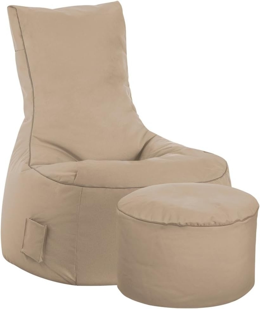 Magma Heimtex Sitzsack Scuba Swing Sitzmodell beige Bild 1