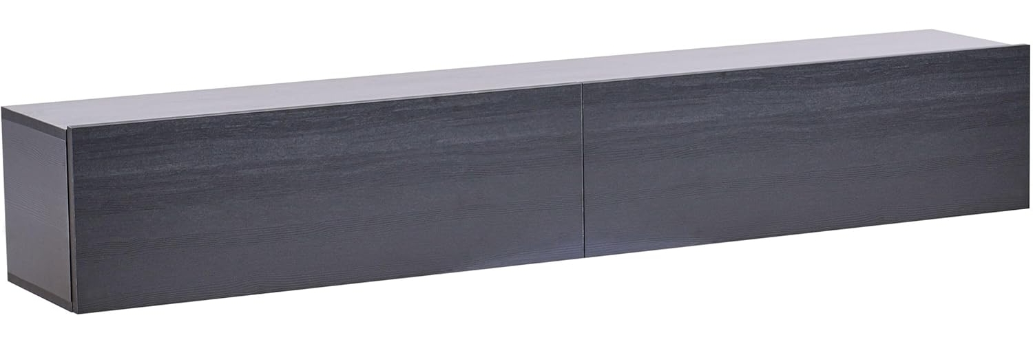 Wandmontierter TV-Schrank GLADSTONE Schwarz Bild 1