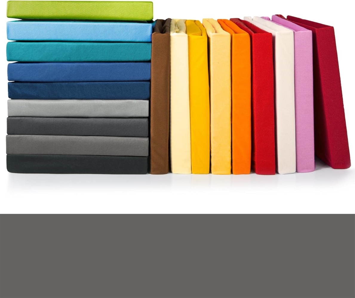 CelinaTex Spannbettlaken Jade Spannbetttuch Mikrofaser 140x200-160x200cm dunkelgrau, Polyester, (1 Stück), allergikergeeignet,atmungsaktiv,bügelfrei,dauerelastisch und weich Bild 1