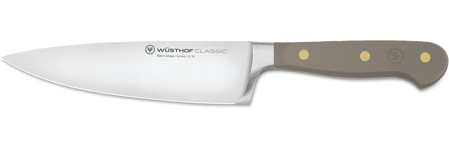 WÜSTHOF Classic Kochmesser 16 cm, Velvet Oyster (Grau) Bild 1