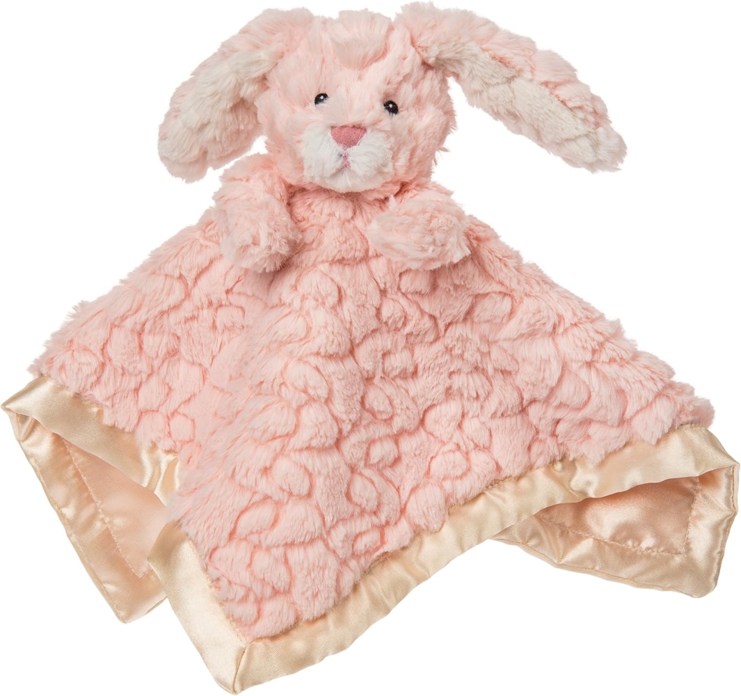 Mary Meyer Putty Nursery Stuffed Animal Security Blanket, 33 x 33-Centimetres, Pink Bunny Bild 1