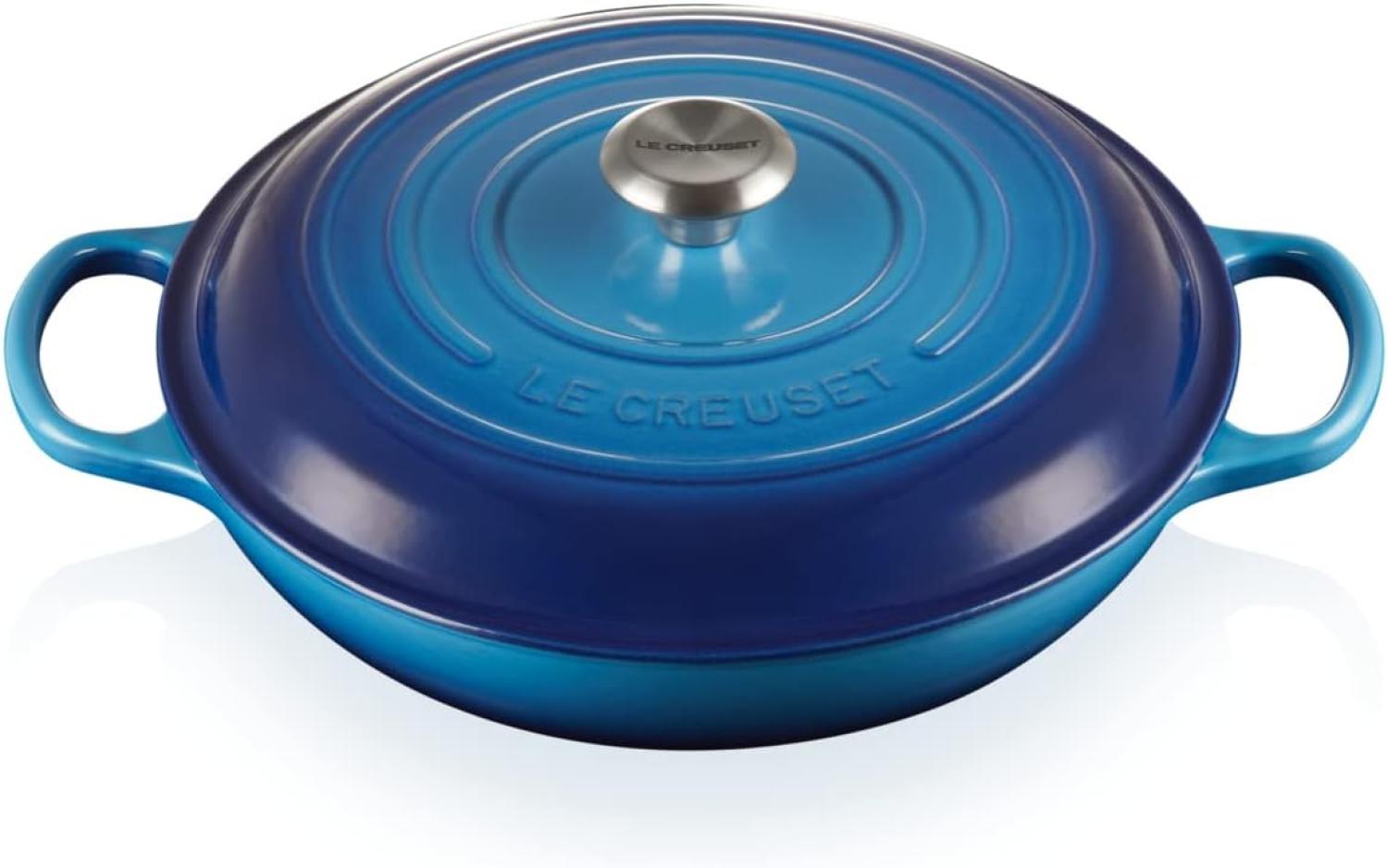 Le Creuset Signature Gourmet-Profitopf 30 cm Azure - Blau - 29 bis 32 cm Bild 1