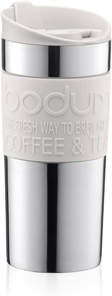 Bodumtravel mug Thermobecher aus Edelstahl (Doppelwandig, Spülmaschinengeeignet, 0,35 liters) off White Bild 1