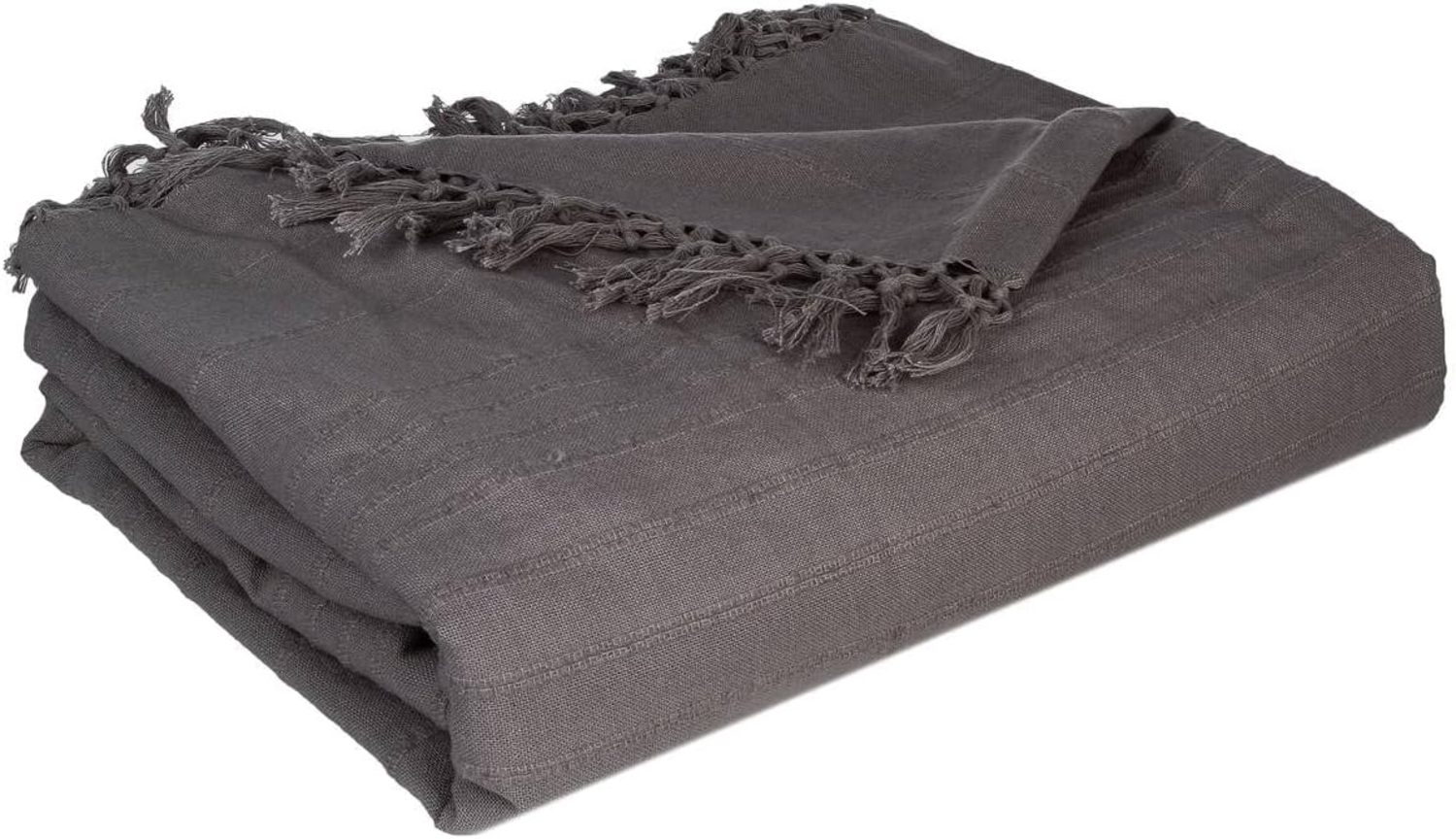 Mehrzweck-Überwurf Atmosphera Grau (230 X 250 Cm) Bild 1