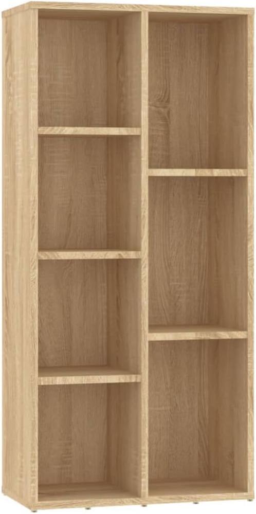 vidaXL Bücherregal Sonoma-Eiche 50x25x106 cm Holzwerkstoff 801110 Bild 1