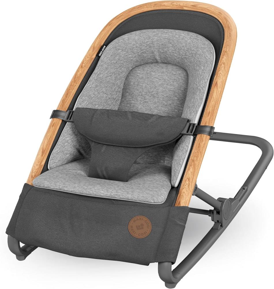 Maxi-Cosi Kori 2-in-1 Babywippe, hochwertige Babyschaukel nutzbar ab der Geburt bis max. 9 kg, natürliches, ergonomisches Schaukeln ohne Elektronik, einfach zusammenklappbar, Essential Blue (blau) Bild 1