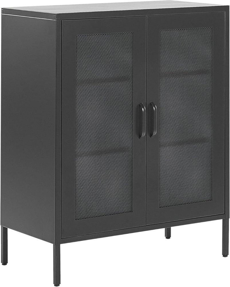 'Wakatipu' Sideboard mit zwei Türen, 102 x 40 x 80 cm, Schwarz Bild 1