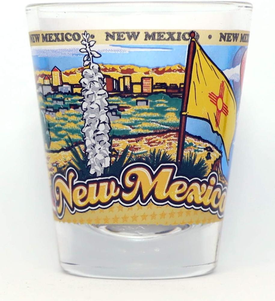 New Mexico State Wraparound Shot Glass by World By Shotglass Bild 1