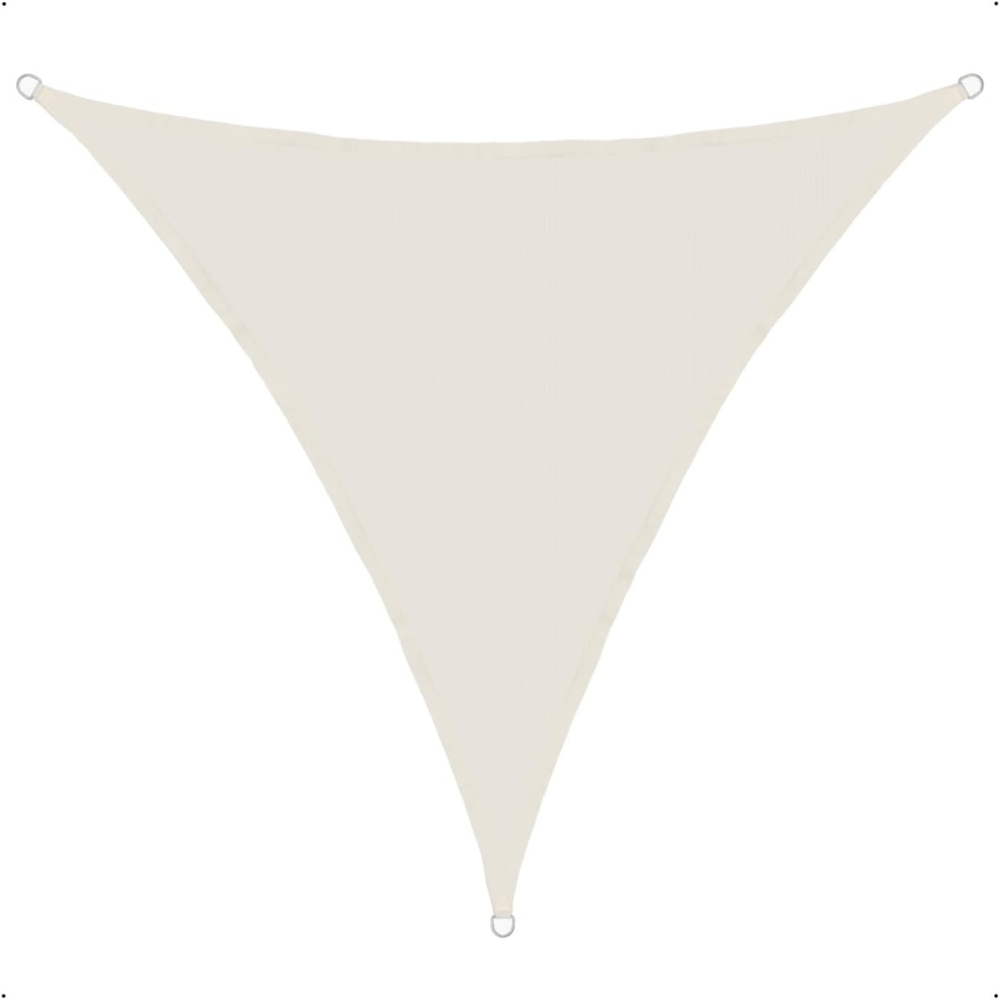 anndora Sonnensegel Tarp 5x5x5 Meter - dreieckiger Sonnenschutz, luftdurchlässiger Stoff Bild 1