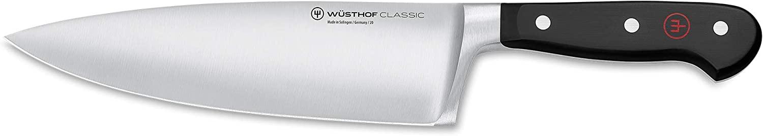 Wüsthof Kochmesser extra breit, Classic (1040104120), 20 cm Klinge, geschmiedet, rostfreier Edelstahl, sehr scharfes und noch breiteres Küchenmesser Bild 1