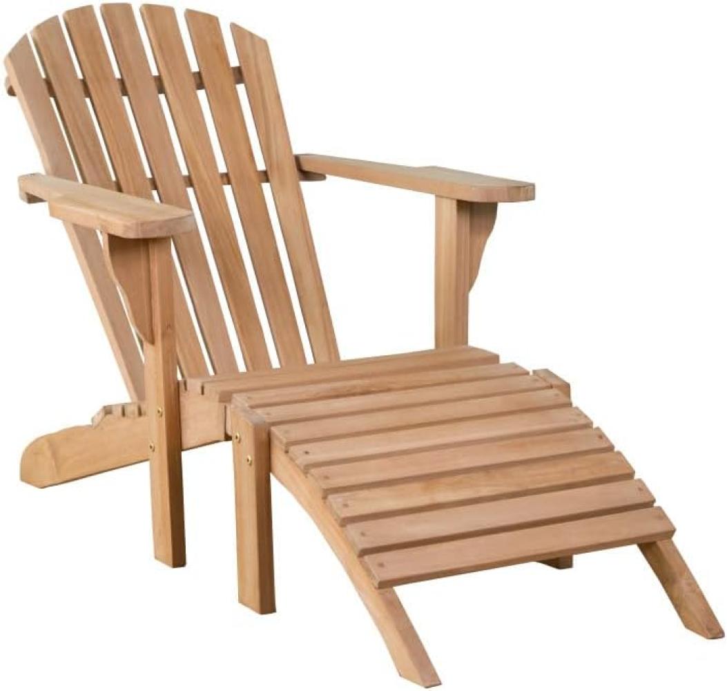 Liegesessel Adirondack Montreal Teak Bild 1