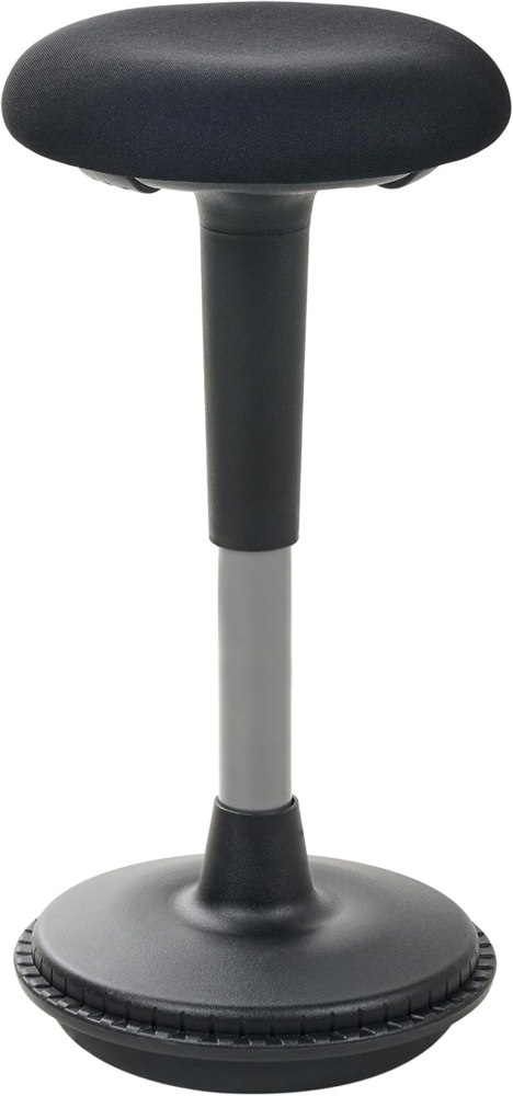 Wackelhocker ESTELL Stoff Schwarz Bild 1