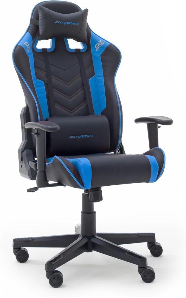 Bürostuhl DX-Racer OK132-NB schwarz und blau Bild 1