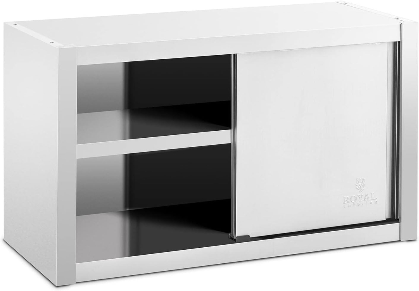 Royal Catering Wandhängeschrank 100 x 45 x 60 cm Schiebetür Hängeschrank Edelstahl Hängeoberschrank Bild 1