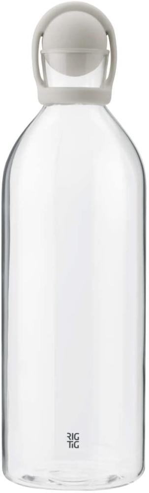 Rig-Tig Wasserkaraffe Cool-It, Kühlschrankkaraffe, Karaffe, Krug, Glas, Gummi, Light Grey, 1. 5 Liter, Z00071-8 Bild 1