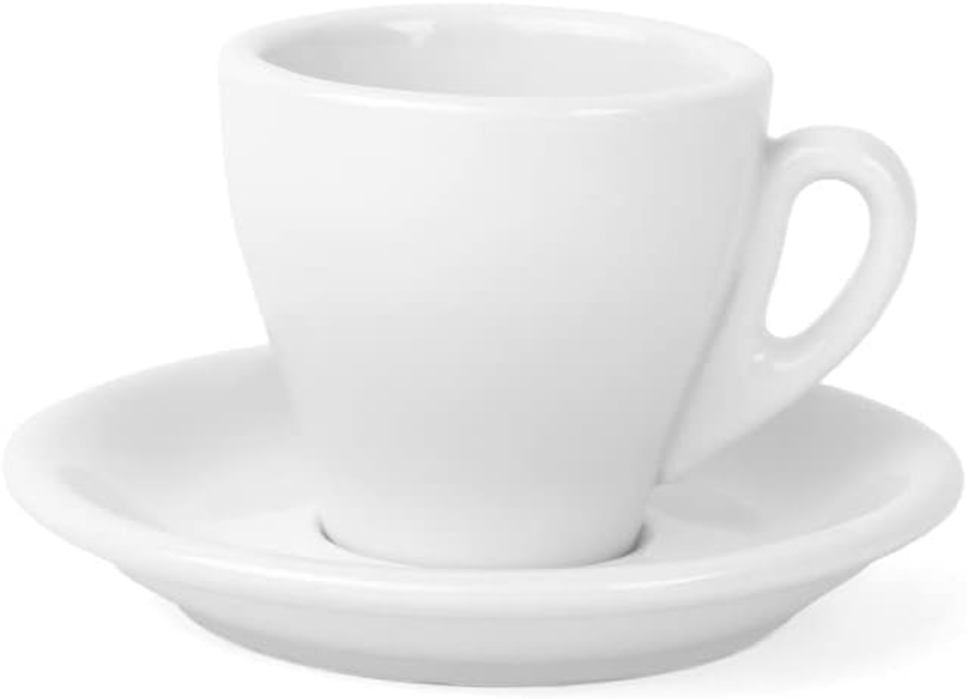 Holst Porzellan IT 001 FA3 Mokka Espresso Set Italiano 0,08 l mit UTA 111, weiß, 11 x 11 x 6. 5 cm, 2 Einheiten Bild 1