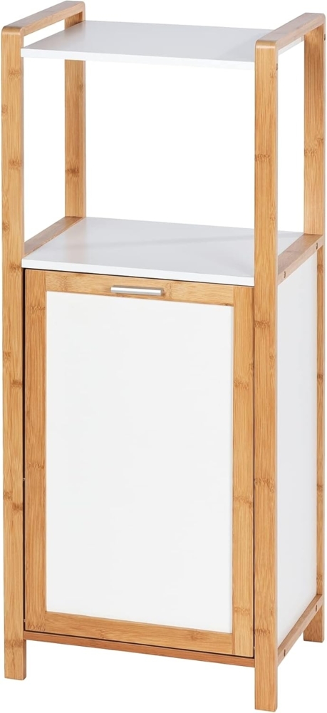 Badregal mit Ablage und Wäschekorb FINJA, Wenko Bild 1