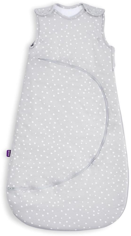 Snuz Pouch Schlafsack Baby - Superweiche Baumwolle, Erleichtert den Nachtwechsel, Ideale Baby Erstausstattung Neugeborene - Perfektes Babyparty Geschenk, White Spots 6-18 Monate, 1 Tog, Sommer Bild 1