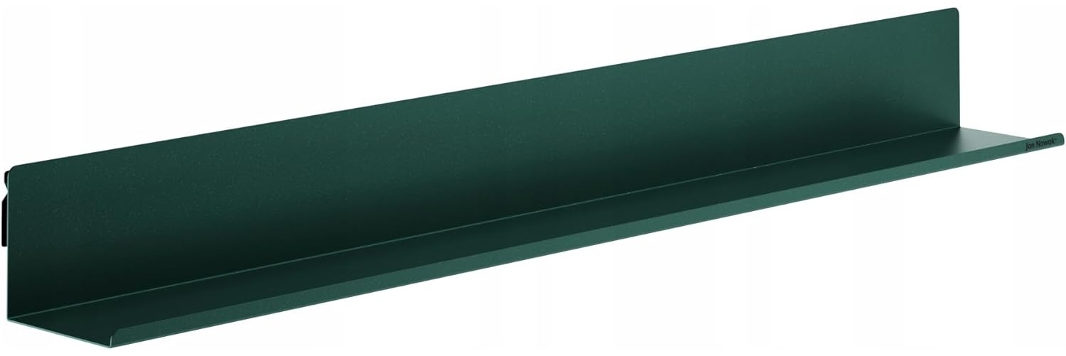 Jan Nowak Wandregal Bücherleiste Bilderleiste aus Metall Joanne 120 cm Dunkelgrün Bild 1