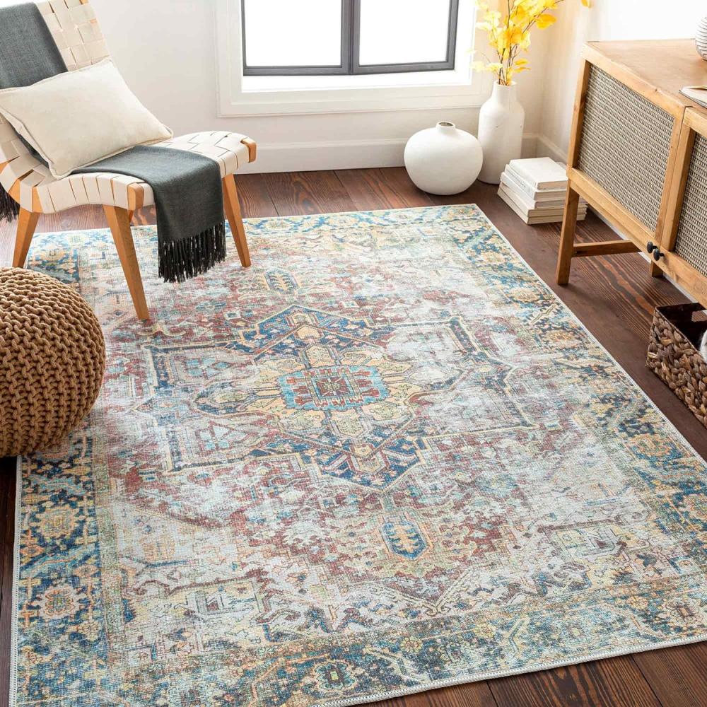 Surya THEA Teppich Blau 200 cm 274 cm 200x274 cm Bild 1