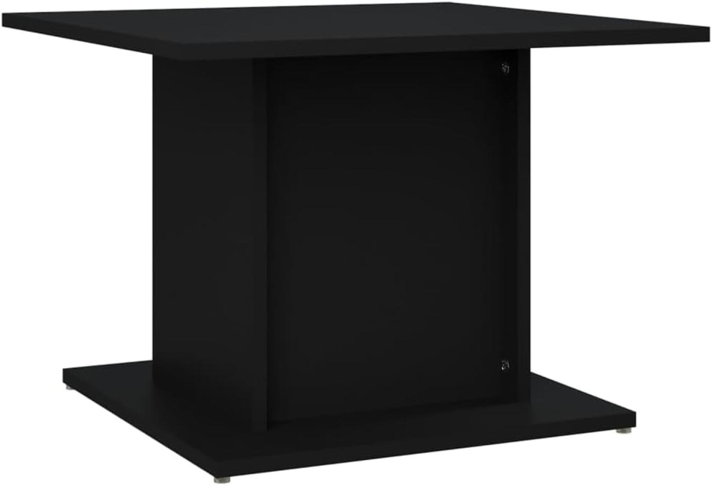 vidaXL Couchtisch Schwarz 55,5x55,5x40 cm Holzwerkstoff 810317 Bild 1