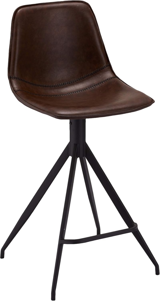 Isabel Barhocker 2er Set - Kunstleder Braun Bild 1