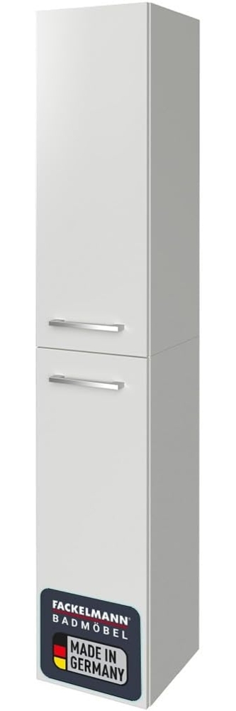 Fackelmann B.STYLE Hochschrank rechts, 30 cm breit, Weiß Bild 1