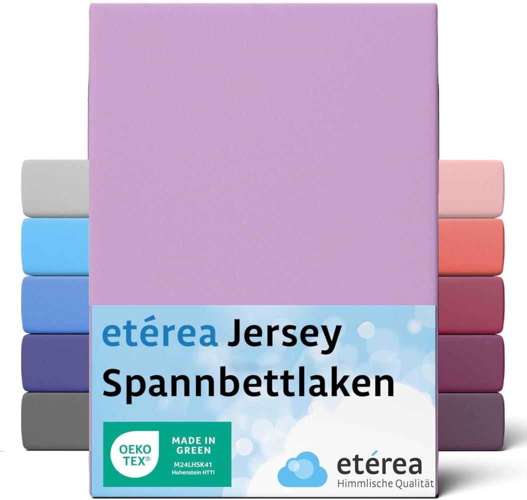 etérea Comfort Jersey Spannbettlaken Flieder 100x200 cm - 120x200 cm Bild 1