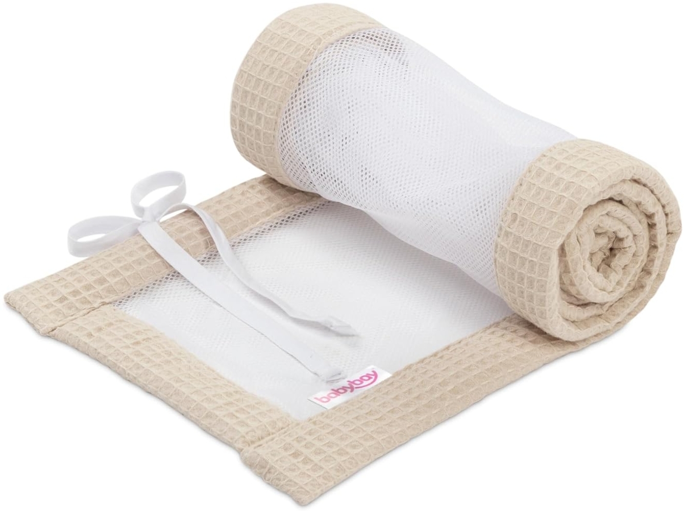 babybay Nestchen Mesh-Waffelpiqué passend für Modell Maxi, Boxspring, Comfort und Comfort Plus, sand Bild 1