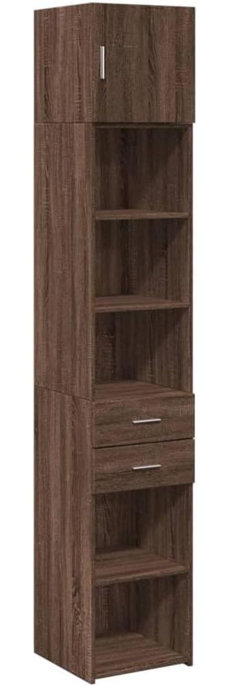 Hochschrank Schmal Eichen-Optik 40x42,5x225 cm Holzwerkstoff 3281286 Bild 1