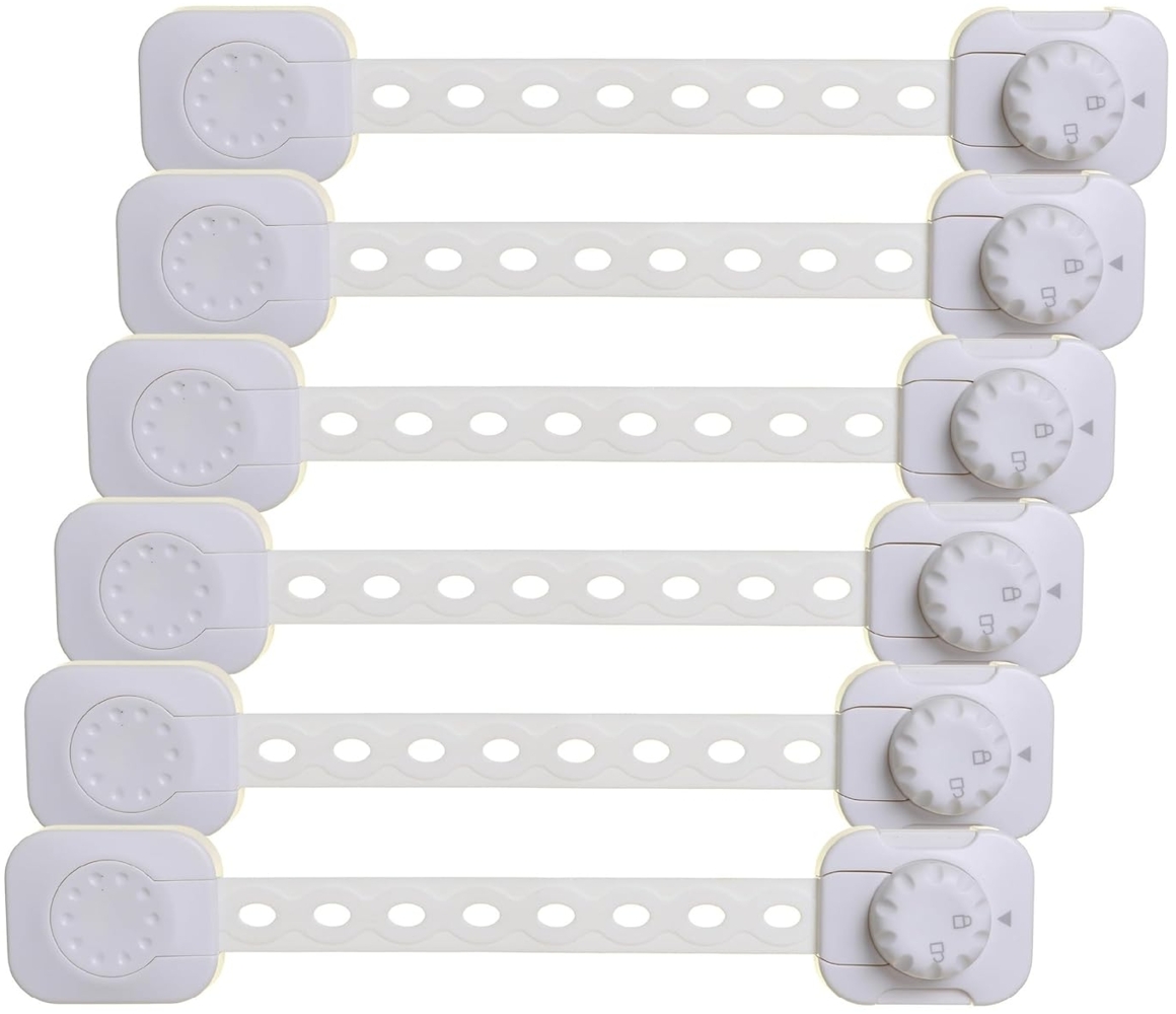 Dreambaby G1435 Twist 'N Lock Mehrzweckverschluss 6er weiß Bild 1