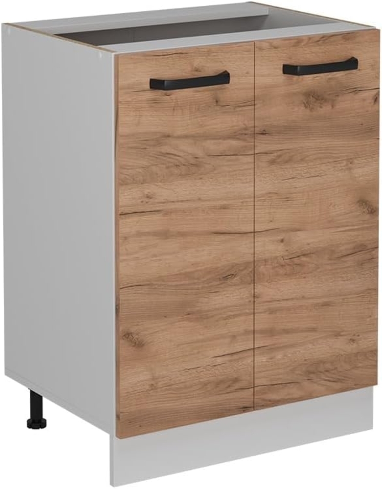 Vicco Küchenunterschrank R-Line, Goldkraft Eiche, 60 cm ohne Arbeitsplatte Bild 1