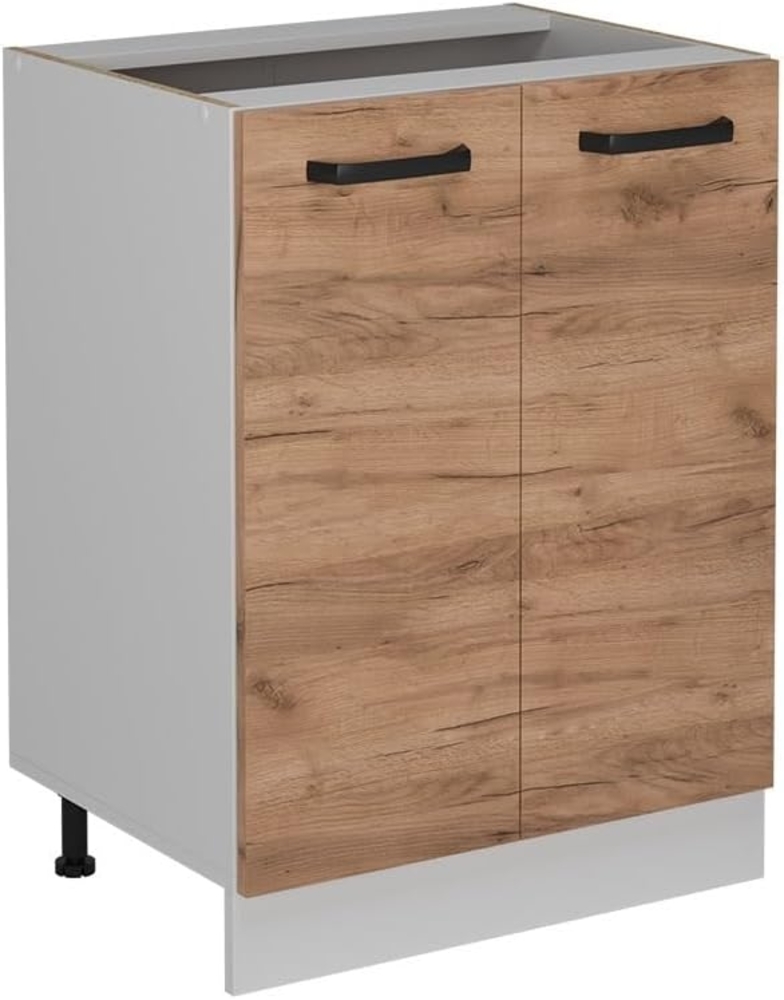 Vicco Küchenunterschrank R-Line, Goldkraft Eiche, 60 cm ohne Arbeitsplatte Bild 1