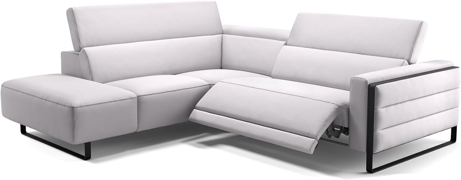 Sofanella Polsterecke DELTONA Sofalandschaft Eckcouch Designersofa in Weiß Bild 1