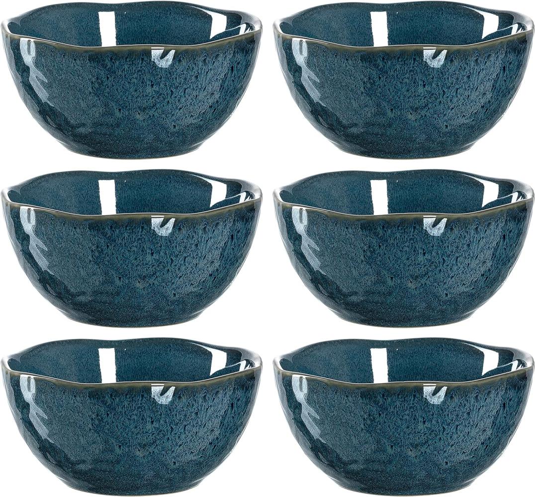 Leonardo MATERA Keramikschale klein 12 cm blau 6er Set Bild 1