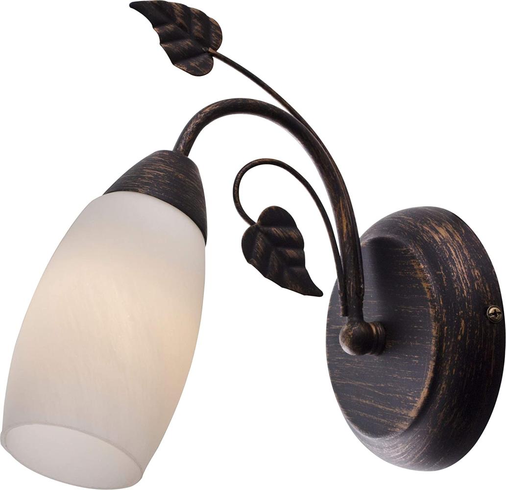 Nino Leuchten Wandleuchte Wandlampe Landhausstil Alabasterglas 20800123 Bild 1