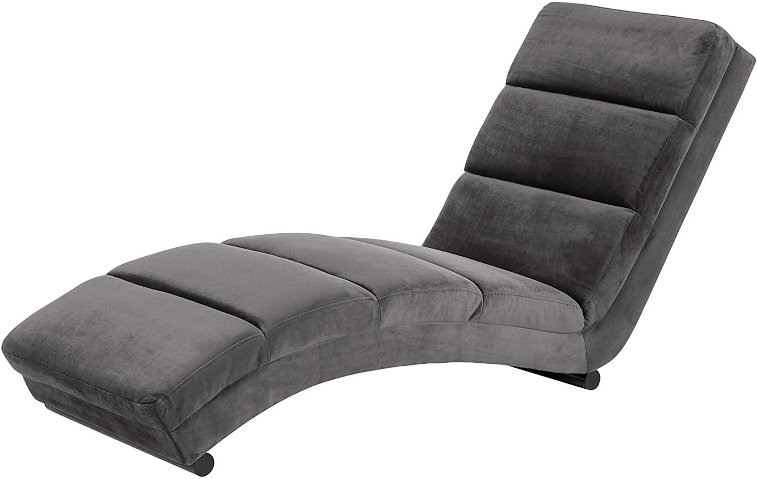 AC Design Furniture Sidse Chaiselongue, Dunkelgrau, Stoff, B: 60 x H: 82 x T: 170 cm, 1 Stück, 80422 Bild 1