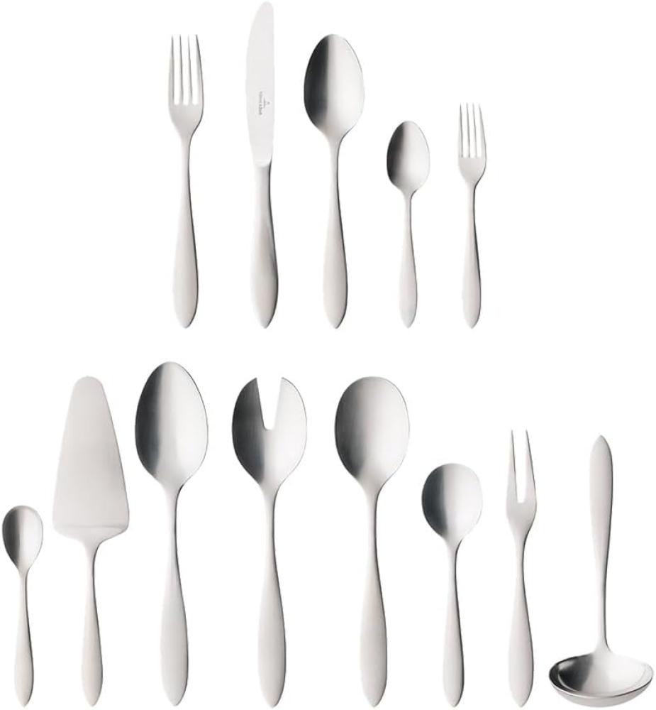 Tafelbesteck 68tlg. 44x29x9cm Arthur gebürstet Villeroy und Boch Menü-Besteck-Set, Spülmaschinenfest Bild 1