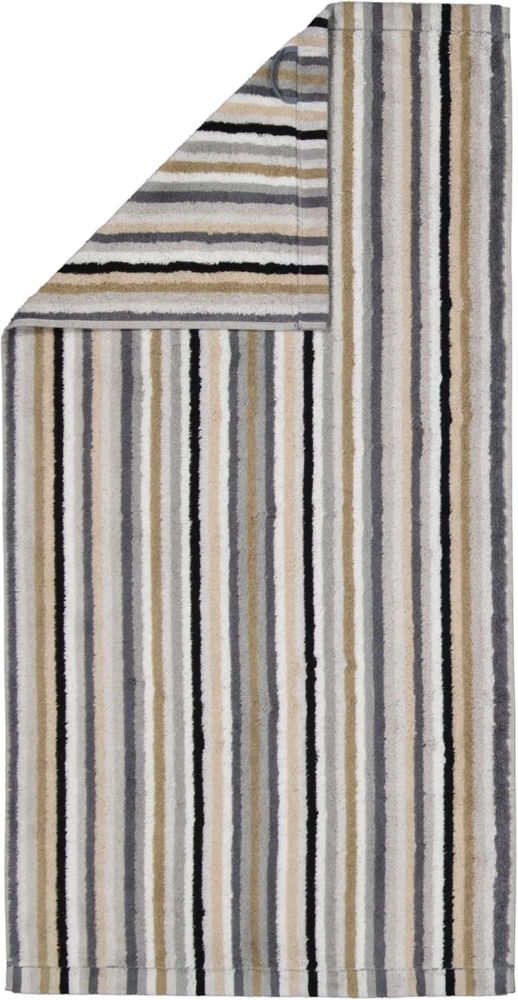 Cawö Handtuch Life Style Streifen 7048 Kiesel 37 Bild 1