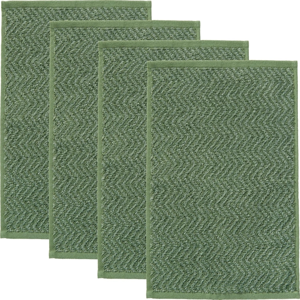 REDBEST Gästehandtuch Gästetuch "Palmdale" 4er-Pack, Frottier, Walk-Frottier gemustert Bild 1