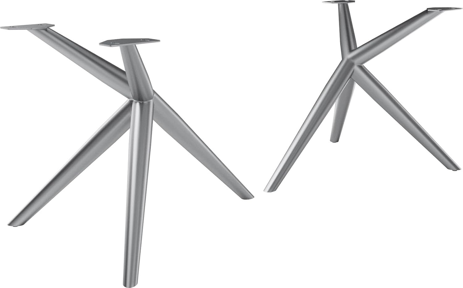 Tischgestell Estelar rund Edelstahl (2er-Set) Bild 1