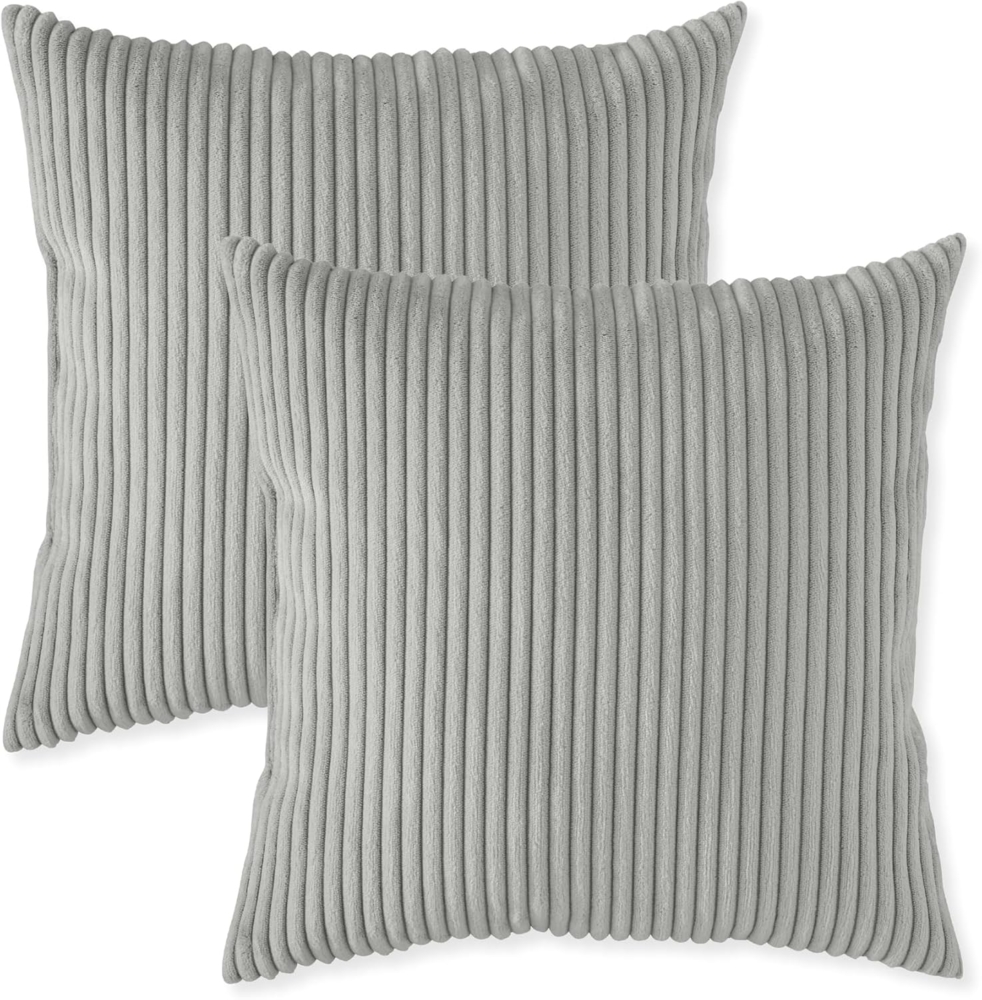 sleepling Sofakissen Zierkissen, (2 St, 2er Set), gemütliches Dekokissen aus robustem Polsterstoff, in Cord-Optik Bild 1