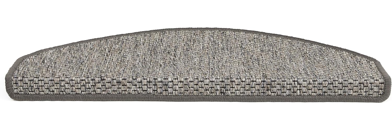 Andiamo Stufenmatte Skagen, Made in Netherlands, halbrund, Höhe: 5 mm, meliert, selbstklebend, strapazierfähig, 15 Stück in einem Set Bild 1