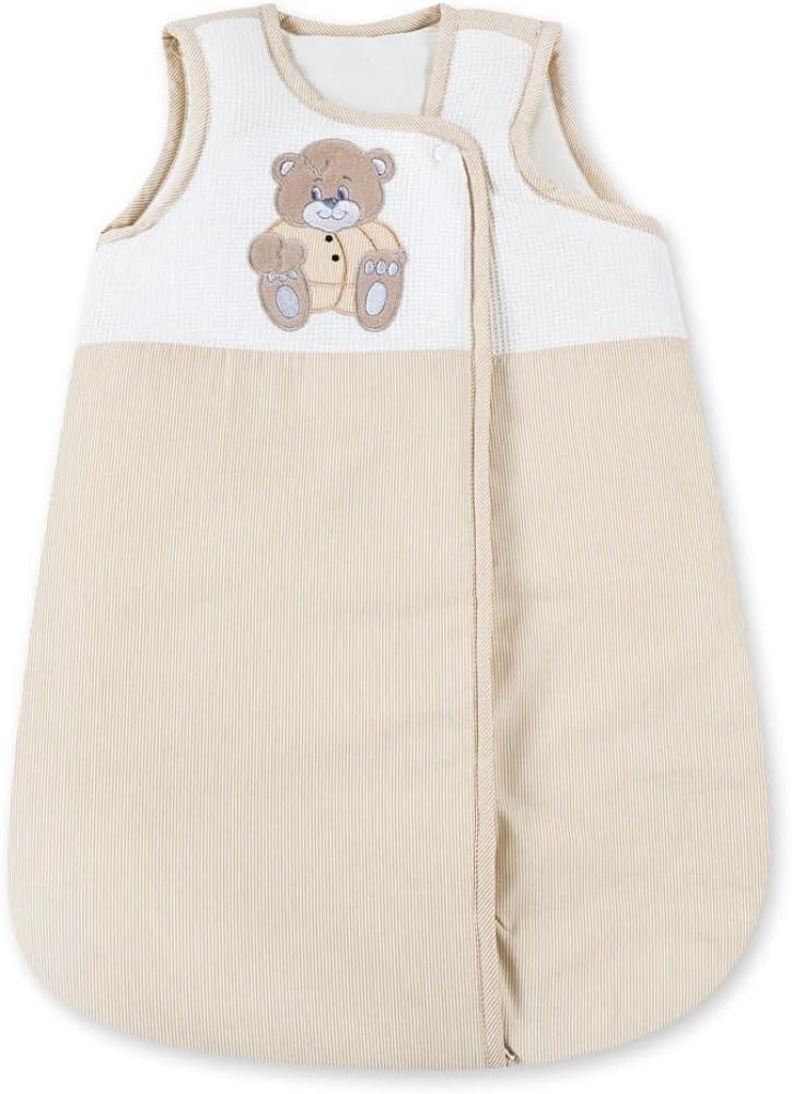 Mixibaby Baby Schlafsack Winterschlafsack/Sommerschlafsack für Jungen und Mädchen 70cm, Modelle:Memi Beige Bild 1