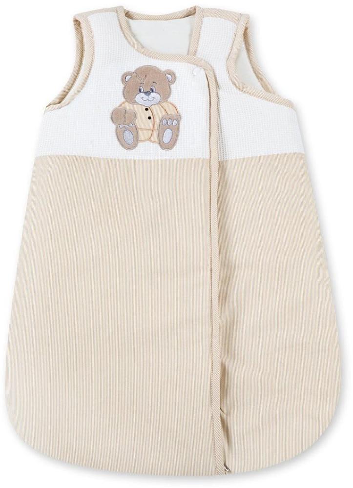 Mixibaby Baby Schlafsack Winterschlafsack/Sommerschlafsack für Jungen und Mädchen 70cm, Modelle:Memi Beige Bild 1