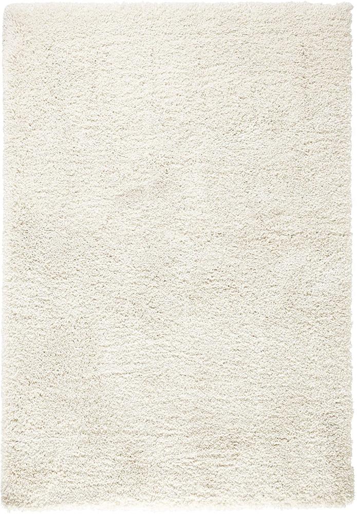 Hochflor Teppich Venice Creme meliert - 120x170x4,5cm Bild 1